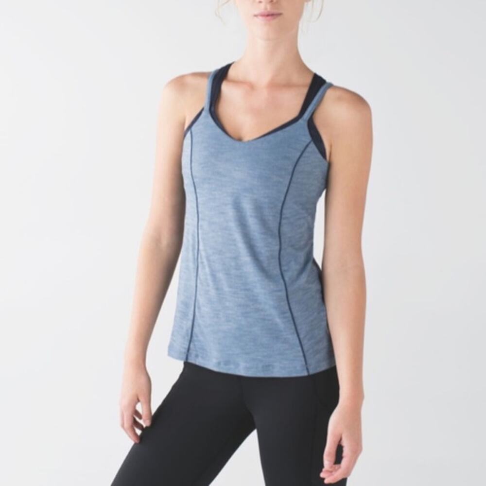 Lululemon Run For Gold Tank blue 6